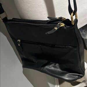 Sleek Black Shoulder Bag